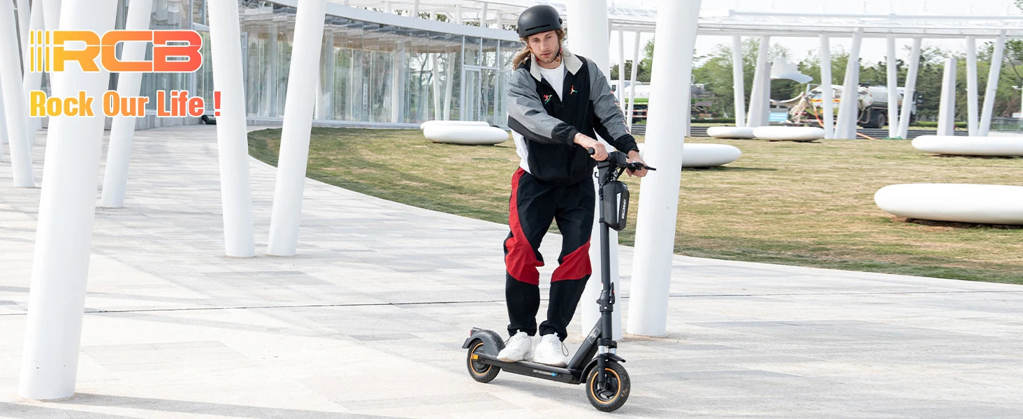 RCB EV10Z Electric Scooter With ABE Road Approval 350W Motor 36V11.4Ah Battery 35-40km Range 10 Inch Wheel Foldable 120KG Max Load For Urban Commute