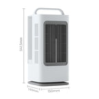 Portable Cooling Fan, Intelligent Remote & Touch Control, Timer, Strong Wind, Water & Ice Cooling, Multifunctional Air Cooler fo