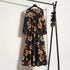 Spring Summer Women Maxi Dresses Casual Full Sleeve Floral Printed O-neck Woman Bohe Beach Party Long Dress Mujer Vestidos