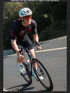 X-TIGER GALE SERIES Men's Cycling Jersey Short Sleeve Slim Fit Rock Punk Style Breathable Maillot for Mountain Road Bike