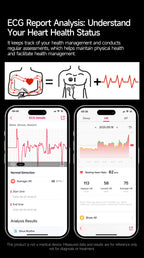 New Accurate ECG Smart Watch Blood Lipids Five Viscera Health Check Body Temperature BT Call Sports Smart Watches For Men 2026