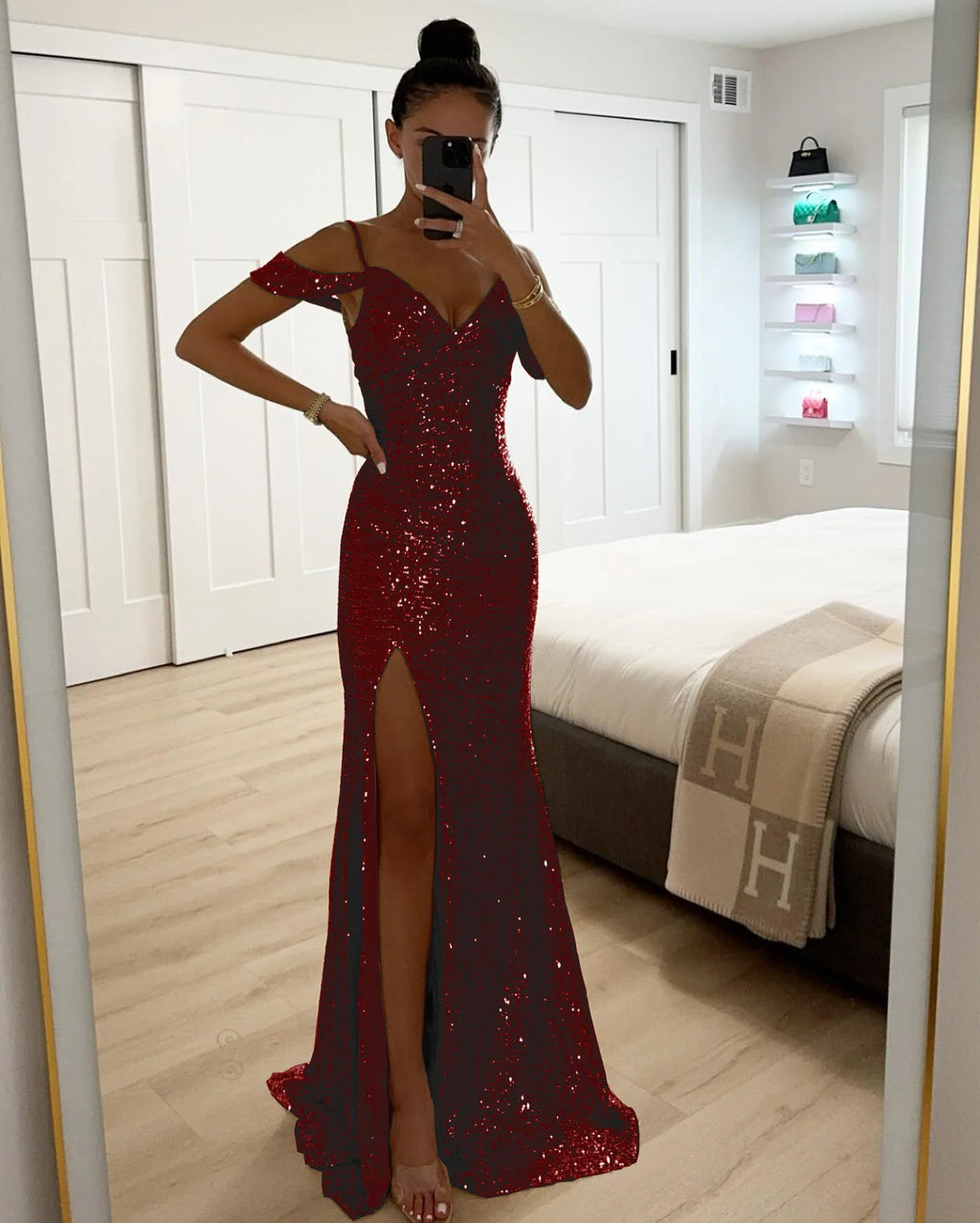This dress is for the confident fashionista who isn't afraid to show off her individuality