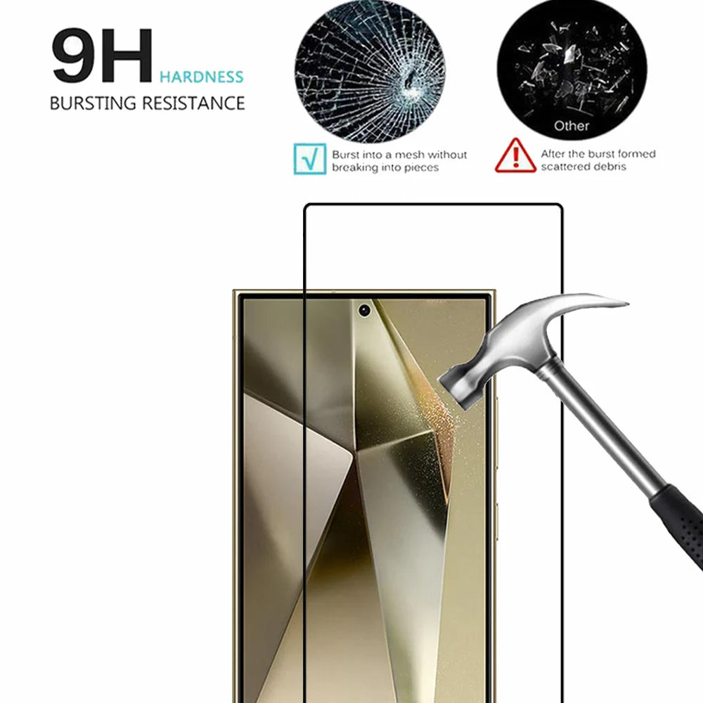 Tempered Glass For Samsung Galaxy S26 S25 S24 Ultra Screen Protector A17 A27 A37 A57 A56 A36 A26 A16 A55 A54 A53 A35 Film