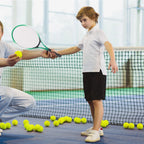 Kids Tennis Rackets with Tennis Ball Tennis Trainer for Children Beginners Light Weight Tennis Racquet