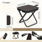 Portable Folding Fishing Chairs Lightweight Iron Alloy Frame Foldable Outdoor Camping Picnic Bench Handbag Compact Durable Stool