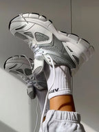 Women's Luxary Chunky Sneakers 2025 trend Fashion Mesh Breathable Shoes for Men Sports Running Casual Ladies Fitness Vulcanize