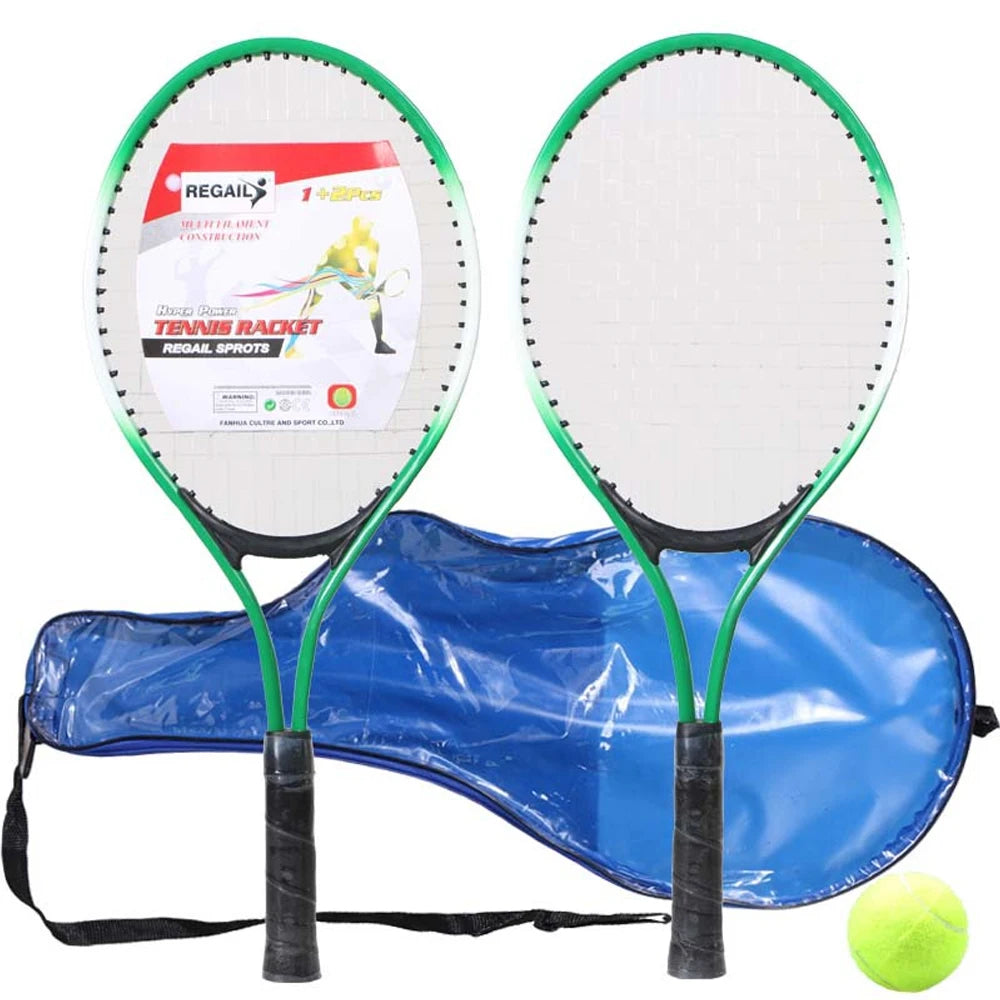 Kids Tennis Rackets with Tennis Ball Tennis Trainer for Children Beginners Light Weight Tennis Racquet