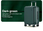 Mixi NEW Aluminum Frame Suitcase Carry On Rolling Luggage with USB Port Boarding Cabin Cup and Phone Holder 20 24 Inch