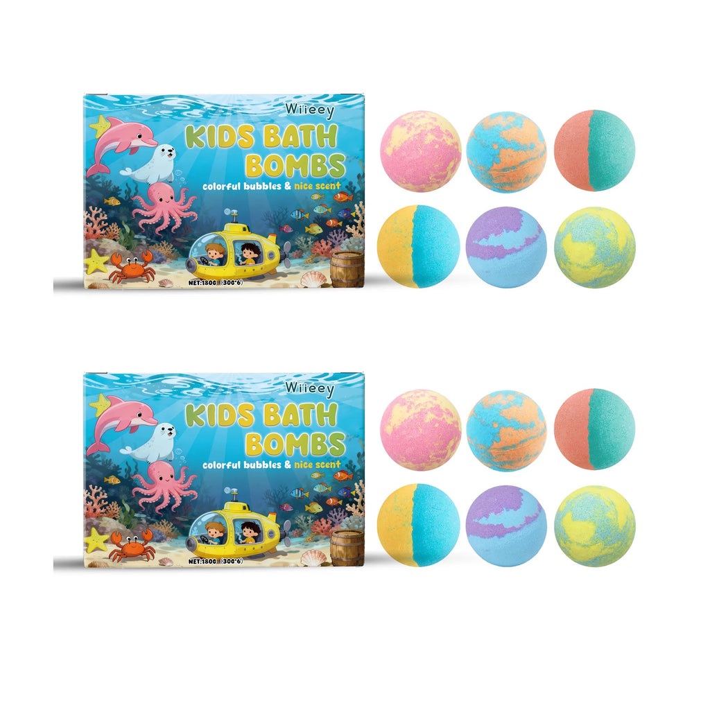 Bath Bombs for Kids Gentle Cleansing Skin Moisturizing Relax Body Exfoliating Relieve Stress Anxiety Fragrance Bubble Bath Ball
