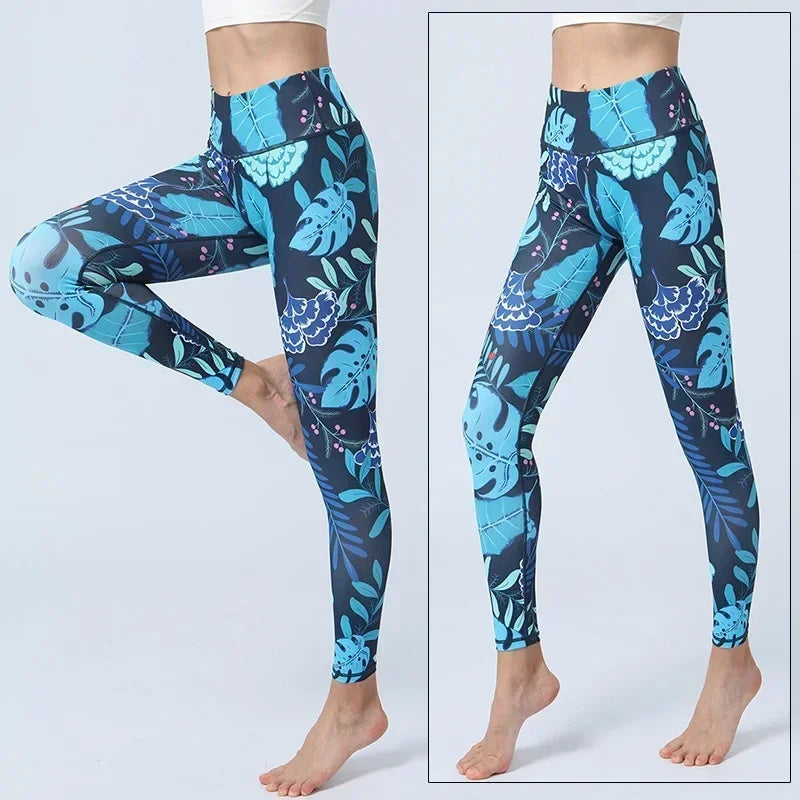 Cloud Hide Yoga Pants Long Sports Leggings Women Fitness Tights Girls High Waist Running Workout Trouser Plus Size Tummy Control