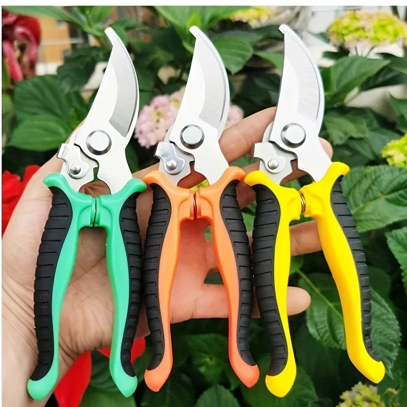 Stainless Steel Professional Gardening Shears Pruning branches Fruit trees Flowers Household Pruning Tools Shears