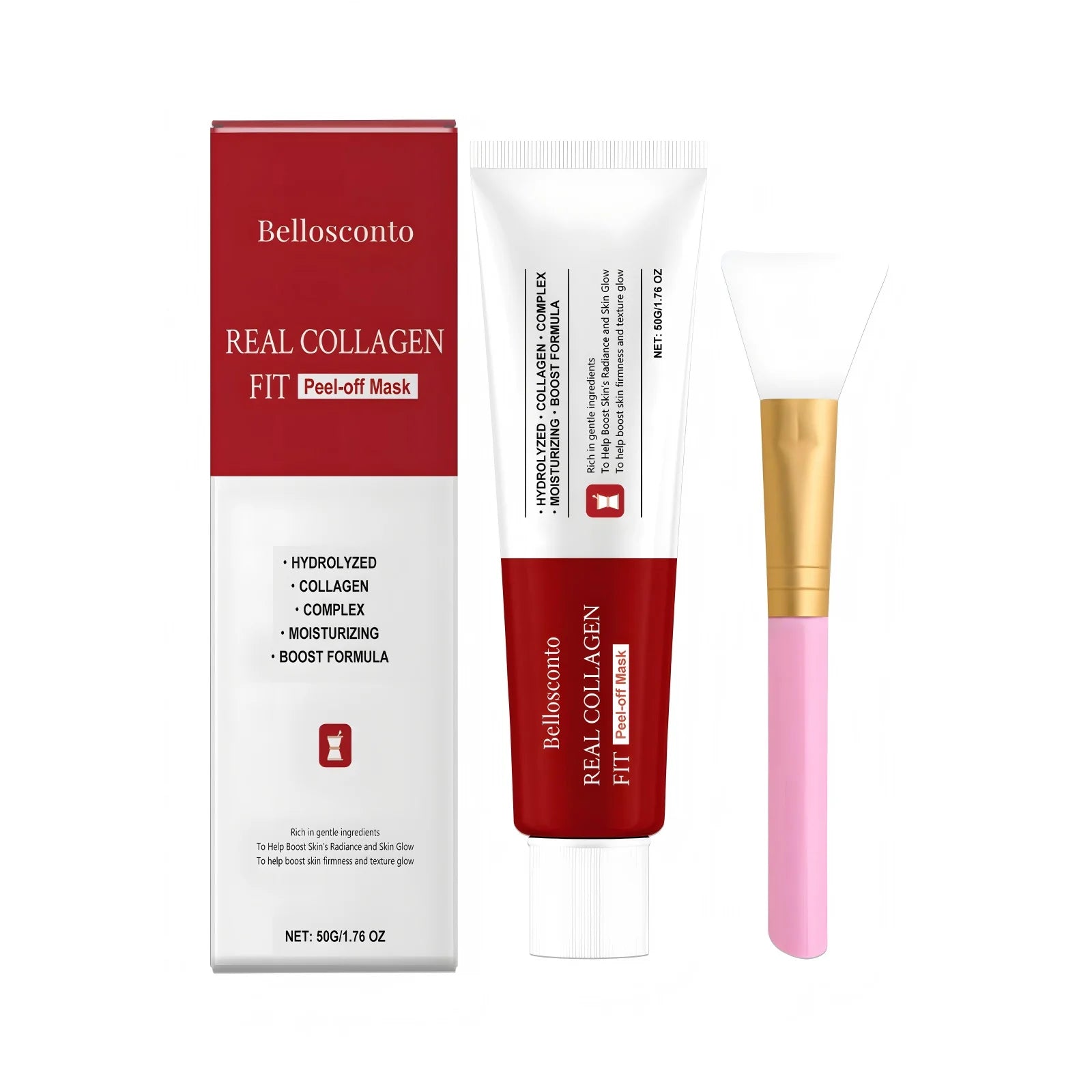 Collagen Peel off Mask Overnight Moisturizing Facial Cleansing Glow Skin Barrier Repair Collagen Mask Wrapping Night Care 50g