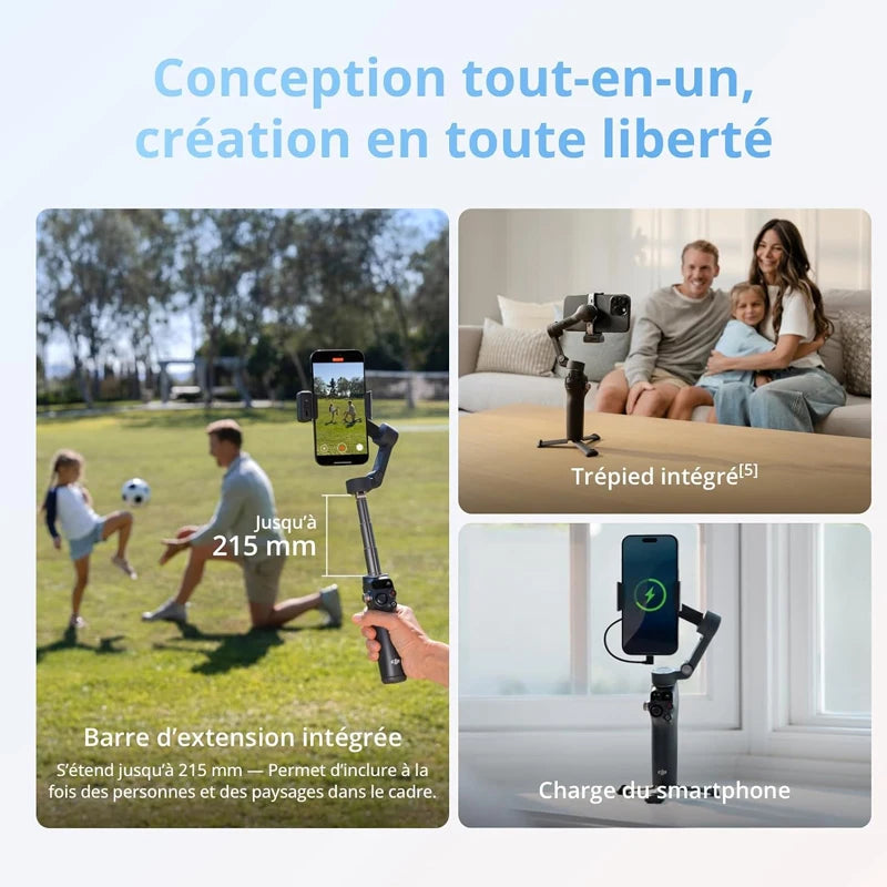 DJI OM8 Osmo Mobile 8 Smartphone Gimbal Stabilizer 3 Axis Mobile Phone Gimbal Original Brand New OM8