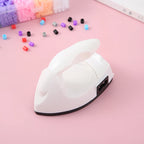 Mini Iron EU Plug Handmade DIY Electric Iron Craft Fuse beads tool Iron Sewing Tools Creative For Ironing Clothes Laundry Device