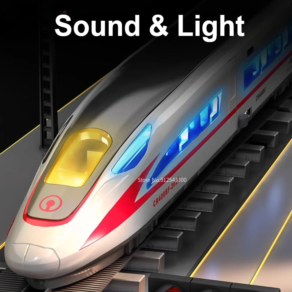 1:60 Scale FuXing High-speed Railway Toy Car Model Sound Light Remote Control Electric Simulation Train Models Ornaments Gifts Secondary image