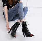 Women's 2020 Brand Party Boots Women's Sexy stilettos High Heels Footwear Women Latin dance heels shoes Latin 2020 For Ballroom