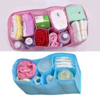 Portable Mummy Bag Bottle Storage Multi-Function Separate Bag Nappy Maternity Handbag Baby Tote Diaper Organizer