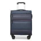 British Traveller Cargo Case 53.5x40x21cm Lightweight hand luggage 4 Rolls TSA Lock Soft Luggage fabric