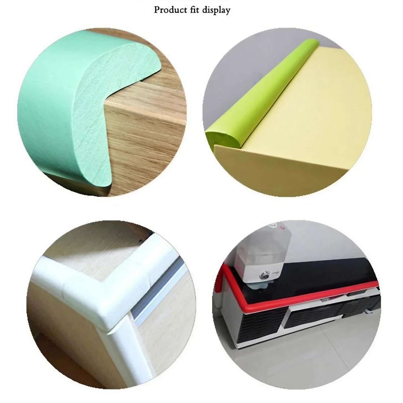 207cm Child Safety Bumper Strip, L-Shaped Thickened Protection, Safeguarding Baby's Well-being Secondary image