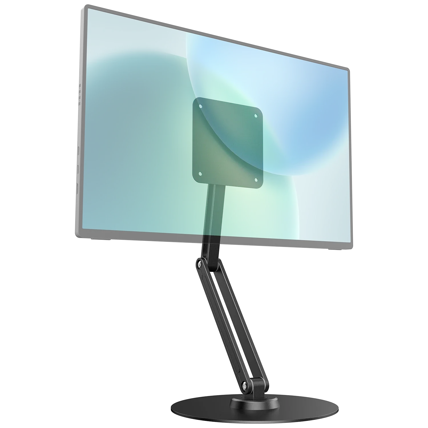 UPERFECT Metal Magnetic Bracket VESA 2 IN 1 Stand Max Support 19" Portable Monitor with Adjustment Holder For 7"-19" Dispalys