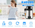 750W 4L Water Distiller Household Distilled Pure Water Machine Distillation Purifier Filter Stainless Steel Water Filter