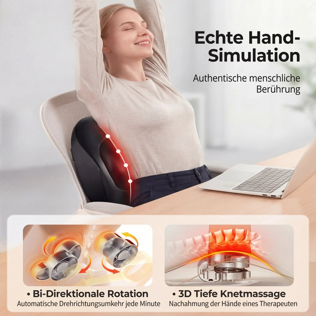 Massager with Heating, 3D Shiatsu Massager for Relaxation, Heated Massage With Shiatsu Kneading Massage, Best Gift for Men Women