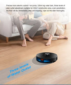Liectroux / LILIN X6 Robot Vacuum Cleaner,Laser System,Wet Dry Mopping,6500Pa, Multi-Floor Map,Zone Cleaning,APP Restricted Area