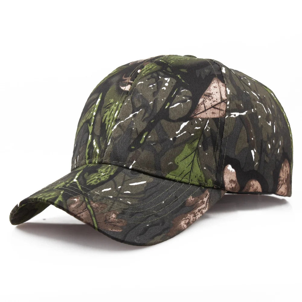 Summer New Camouflage Baseball Cap Outdoor Sports Hiking Fishing Hunting Caps Sunscreen Casual Sun Hats For Men Women