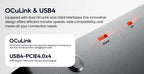 AOOSTAR AG02 eGPU Dock with Oculink & USB4 Port, 100W Reverse Charging, Built-in 800W Power Supply, Supports TGX Interface Hot-s