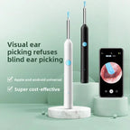 Visual Ear Wax Cleaner with Camera Safe Earwax Removal Endoscope with 5M Camera Luminous Otoscope Ear Cleaning Tools Ear Care