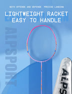ALP GJ 10U Ultralight 52g T800 Bow And Arrow Badminton Racket Authentic Tensile Force 13kg Outdoor Sports Carbon Fiber Titanium