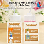 New Automatic Dishwashing Liquid Sensor Kitchen Double Head Gel Foam Hand Sanitizer Soap Dispenser Wall Hanging