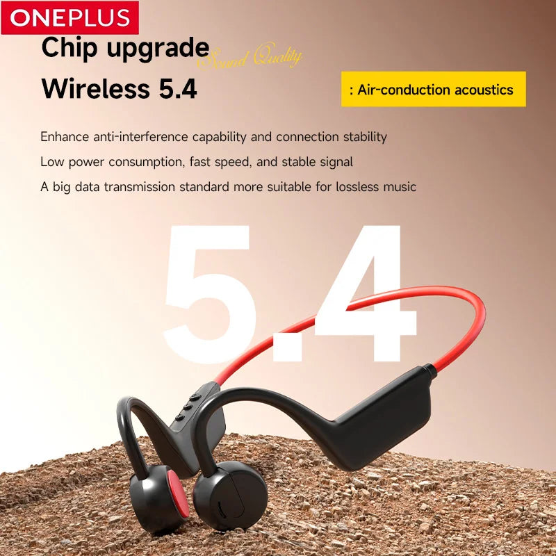 OnePlus Bluetooth Earphones Bone Conduction Headphone Wireless Open Headset Hands-free Waterproof Sports Earphones With Mic