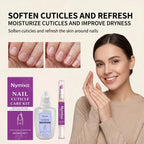 1/2set Nail Cuticle Care Kit,Nail Soften Oil Cuticle Remover for Gel Overgrown Cuticles Soften Eliminating Exfoliant for Nails