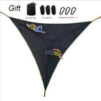 Outdoor Camping Hanging Portable Bed Triangle Hammock Portable Multi Person Aerial Mat  travel Convenient Sleep Hammock bed