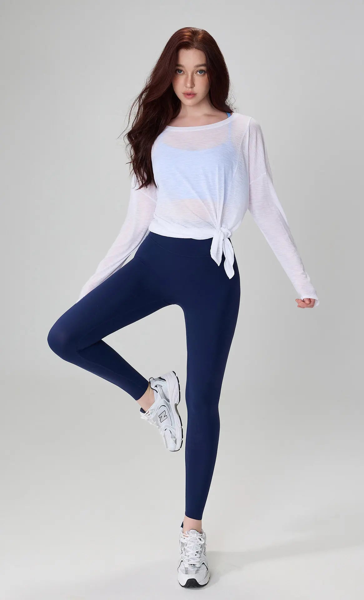 Breathable Long Sleeve Yoga Cover up Lightweight Quick Dry Running Top for Women Loose Fit Simple Sport Fitness Outdoor Leisure