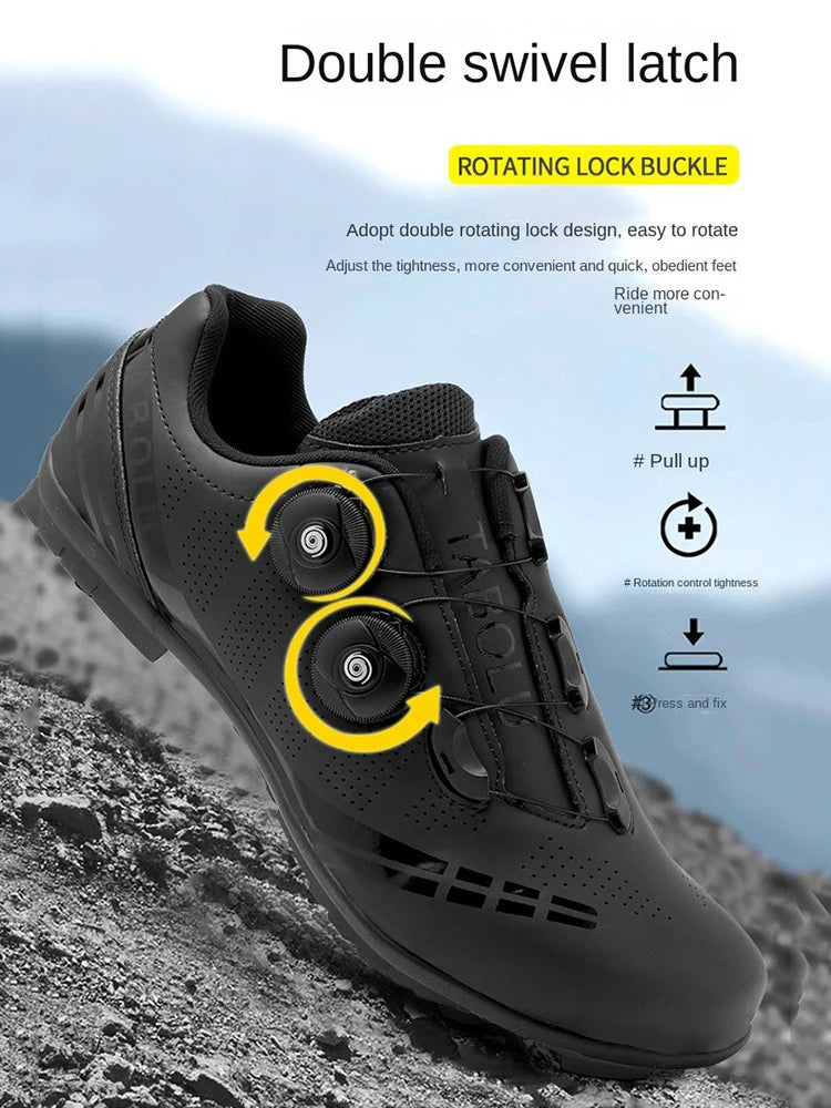 Cycling Shoes updated model MTB Bike Men Racing Contest Self-Locking Speed Bicycle Sneakers Women Spd Cleats Cycling Footwear Secondary image