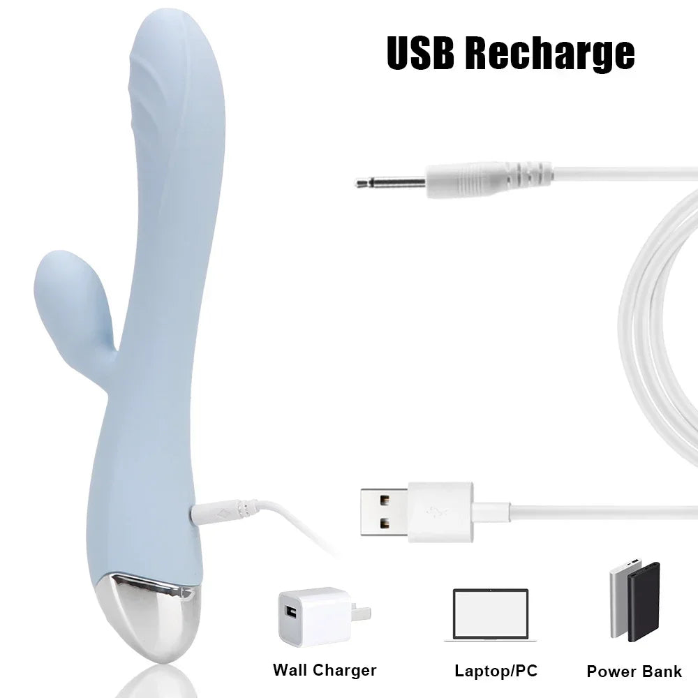 Dildo Vibrator For Women Powerful G-Spot Clitoris Stimulator Vagina Massager AV Wand Female Masturbator Sex Toys for Adult 18+