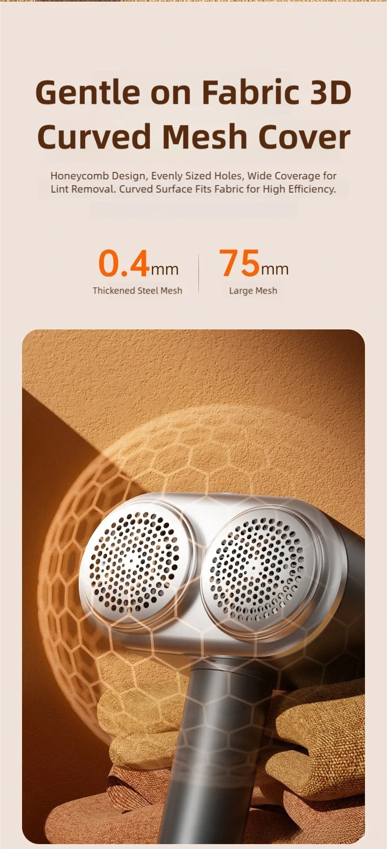 TINSOL Dual-Head Electric Lint Remover Digital Display Lint Remover Multi-Functional Clothing Sweater Lint Remover