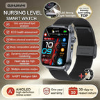 New Health Watch Uric Acid Blood Pressure Blood oxygen Body Analysis Body Fat SmartWatch ECG+PPG Bluetooth call Clock Women Men