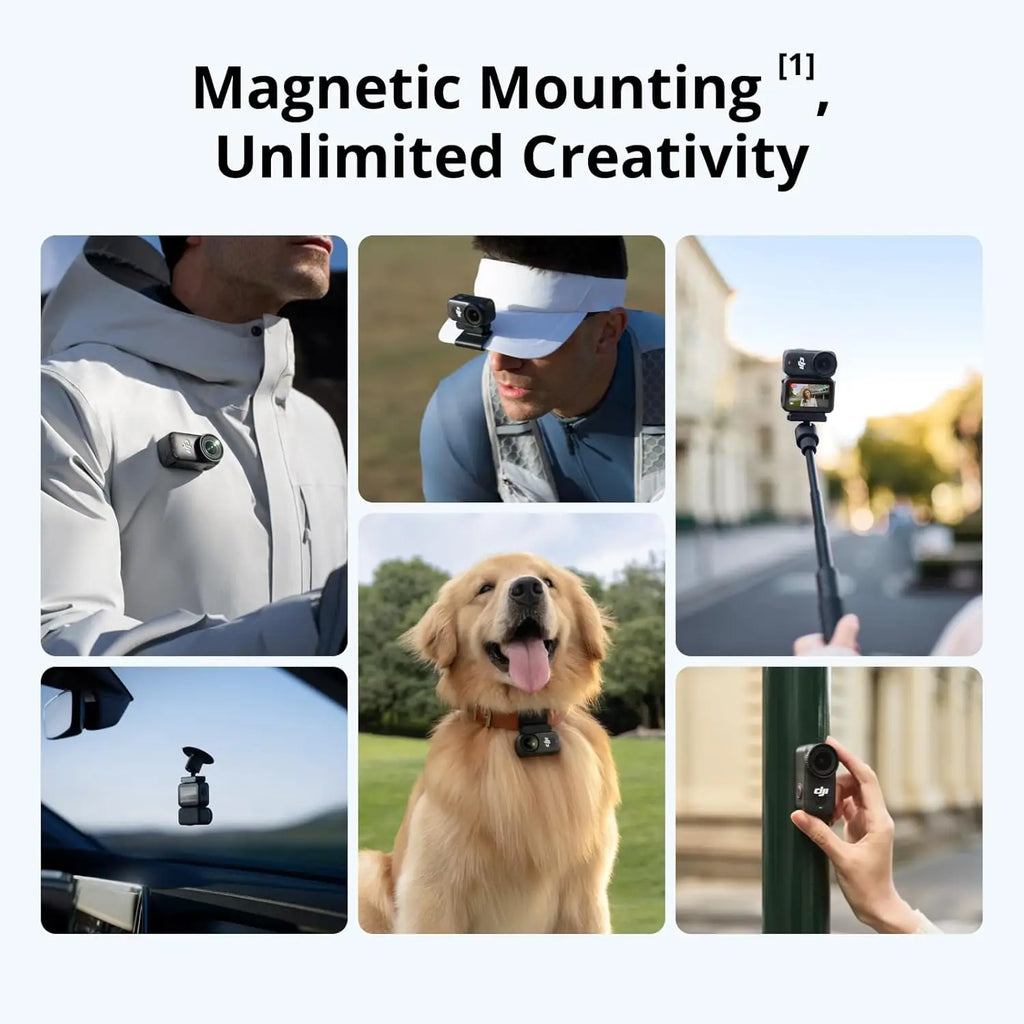 DJI Osmo Nano Bundle Standard 128G / 64GB Petite Camera Vlog 4K/60fps & 143 ° Wide FOV All-New 1/1.3 "Sensor Dual DJI Microphones New Original