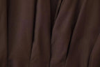 KONDALA 2026 Spring Summer Vintage Women Dress Fashion Single Breasted Sashes Draped V Neck Sleeveless Chic Brown Ladies Dresses