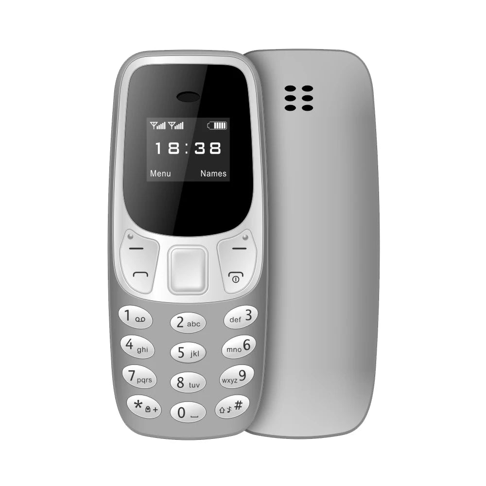 SERVO BM10 Mini Mobile Phone 2 SIM Card Bluetooth Earphone Voice Changer Dialer Low Radiation Sound Recording Small Cellphone
