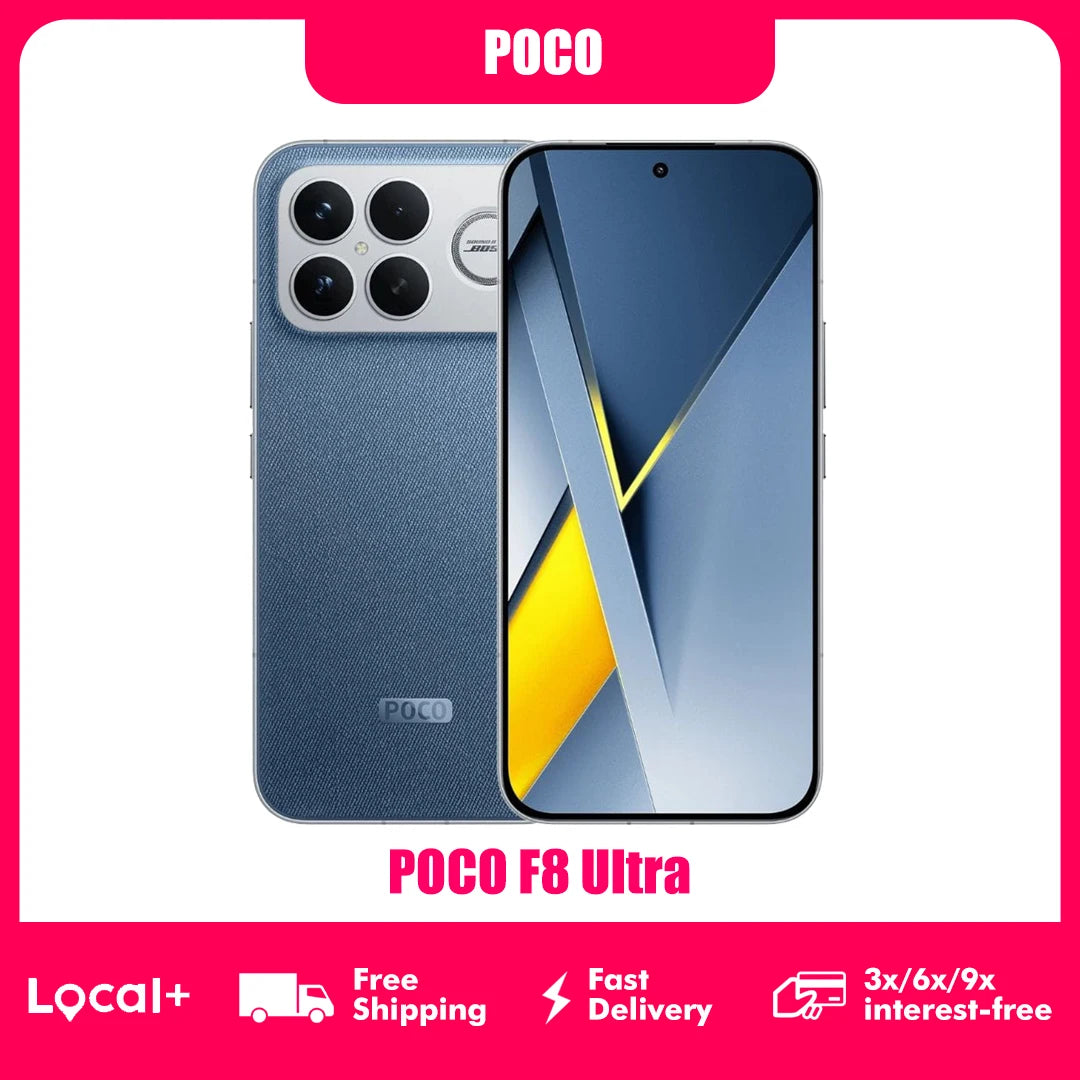 POCO F8 Ultra 5G 12GB/256GB 16GB/512GB NFC Smartphone without charger Snapdragon 8 Elite 6500mAh Battery Main image