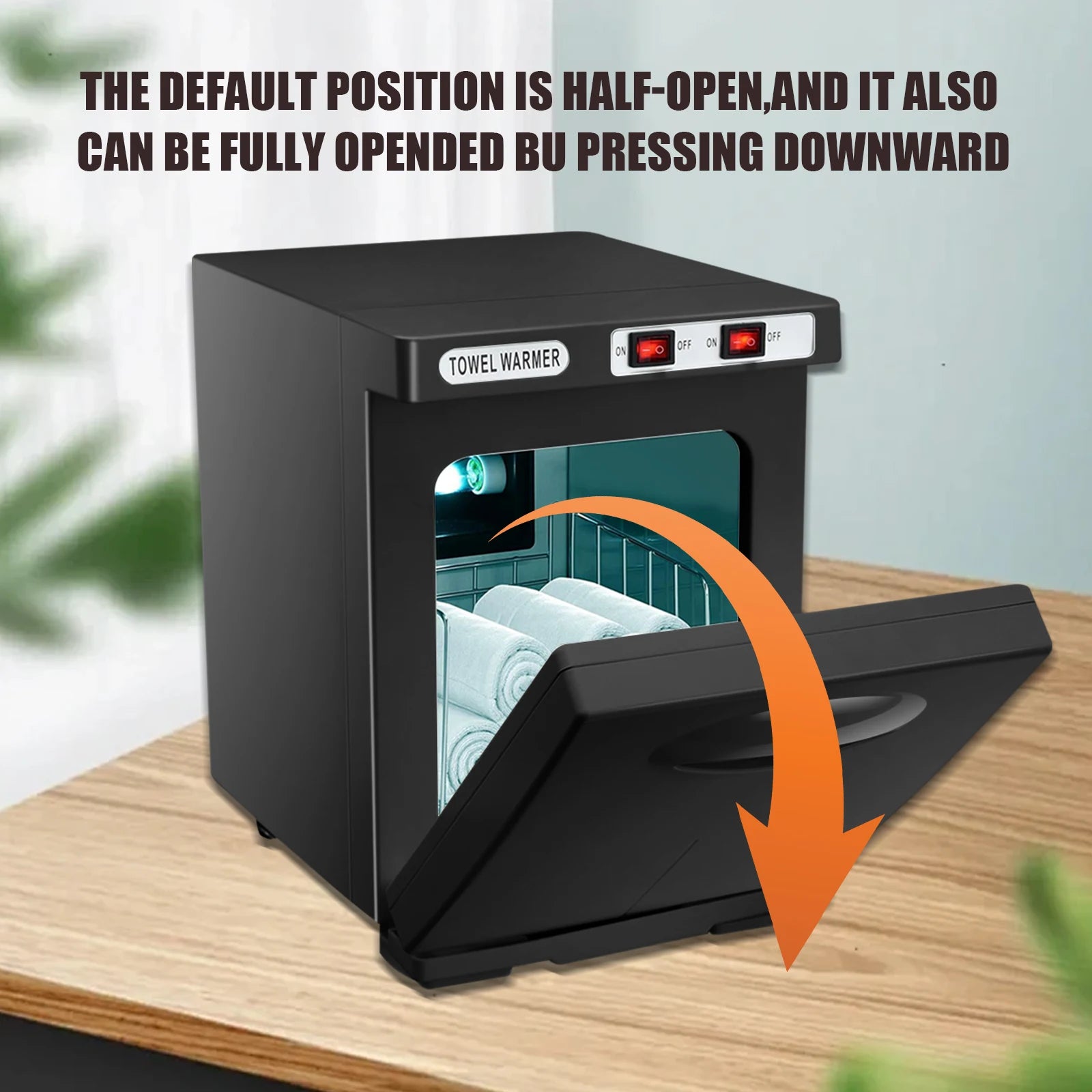 5L UV Sterilizer Hot Towel Cabinet Hot Bath Towel Warmer with Aluminum Chamber Fast Heating for Facial Spa Hair Beauty Salon