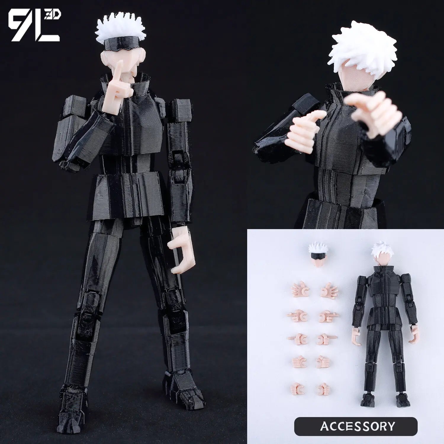 Venom Spider-Man Lucky13 Dummy13 Action Figures - 3D Printed T13 Multi-Jointed Shapeshift Mannequin Anime Collectible Toys