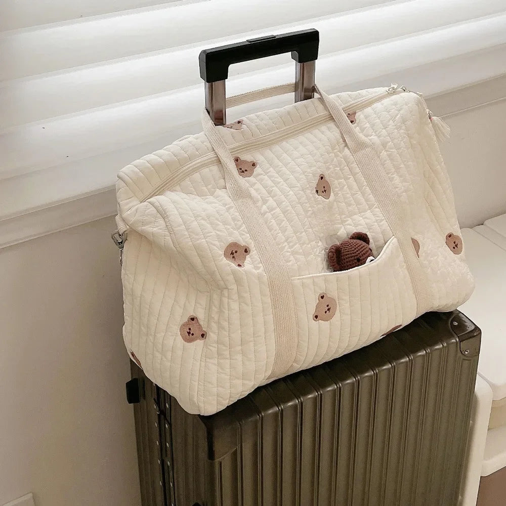 Large Mommy Bag Maternity Baby Diaper Storage Bag Large Capacity Baby Items Organizer Women Travel Bag Multi-functional Handbag
