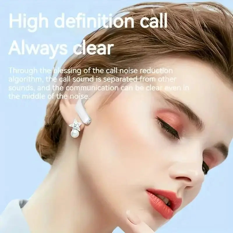 MINI5 Wireless earphones, Bluetooth 5.3 headphones with stereo bass, in-ear headphones with microphone 20-hour playback time