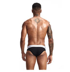 3pcs【LORIEN CREST】Men's Pure Cotton Low Waist Elastic Sexy Loose Breathable Youth Pant Headband Underwear Summer Cotton Briefs