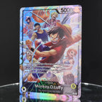 One Piece TCG OPCG English Leader card OP15 Leader Card Set Luffy  Lucy Enel Krieg Rebeca Brook KAMI's Island Textured Foil Card